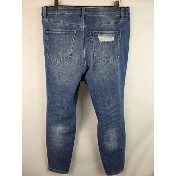 Wax Jean Women's Jeans Size 18 Skinny Distressed Denim Pants - Picture 8 of 10